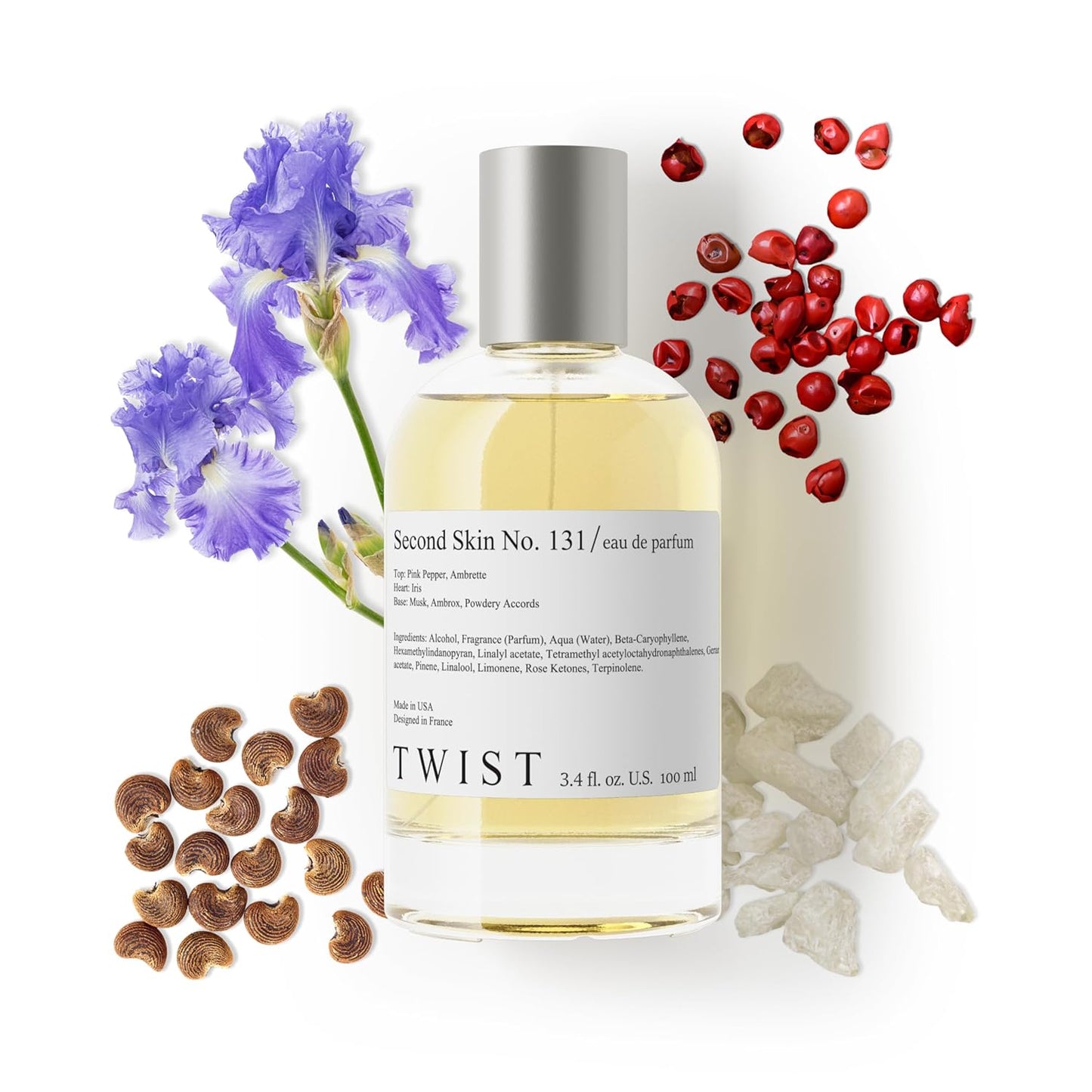 Twist Second Skin No. 131 Long-Lasting Vegan Perfume for Women
