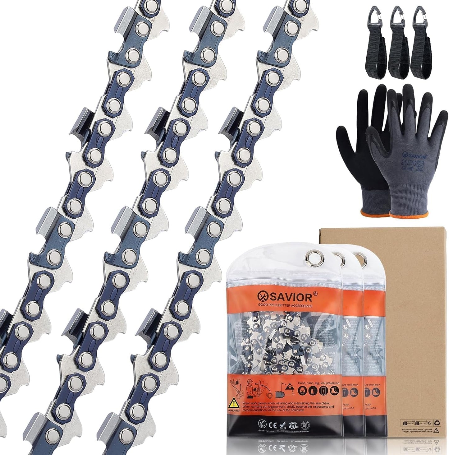 Savior 18 Inch Chainsaw Chain for MS250 and MS251 Models