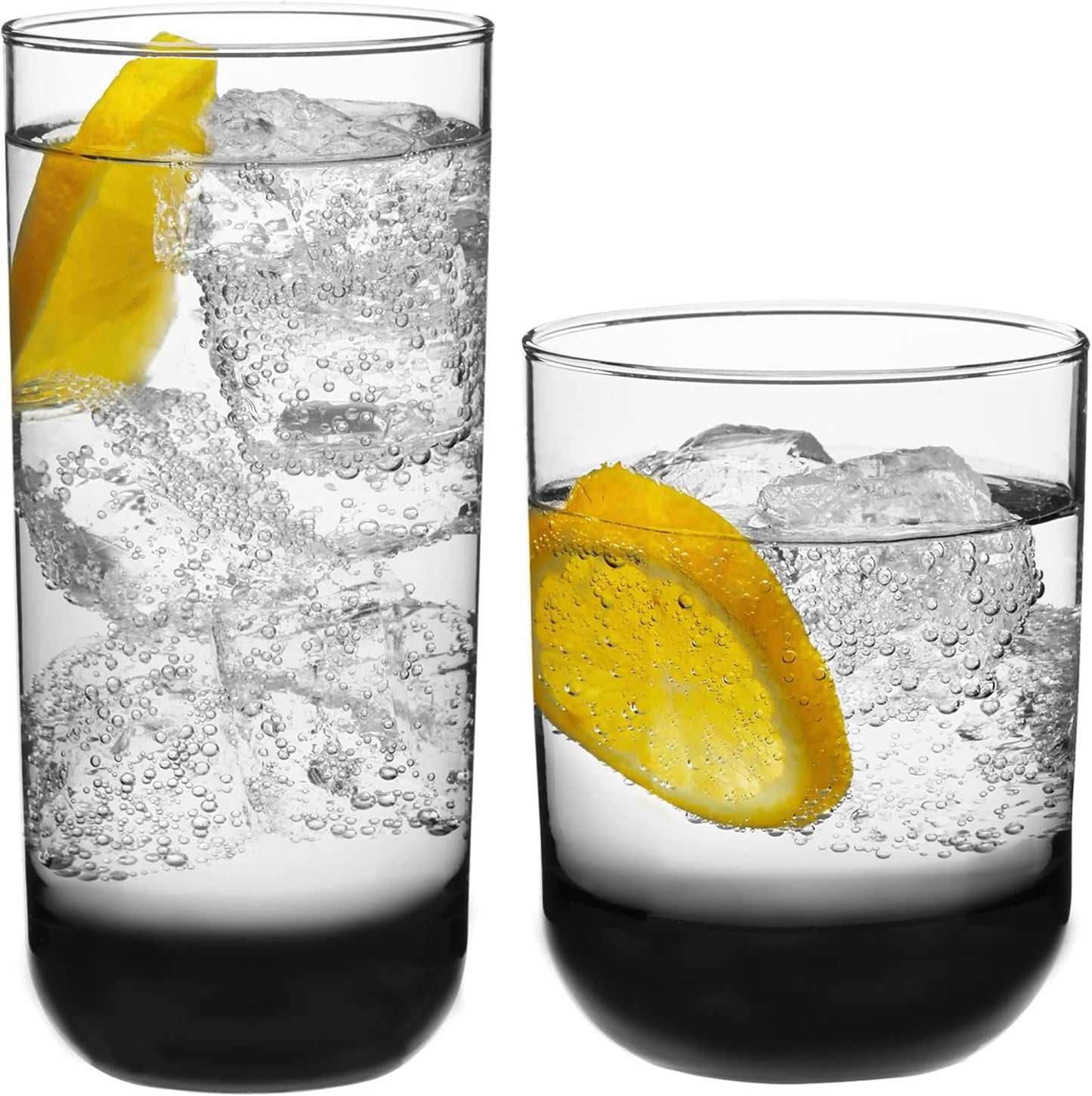 Libbey Polaris Tumbler and Rocks Glass Set for Stylish Drinking