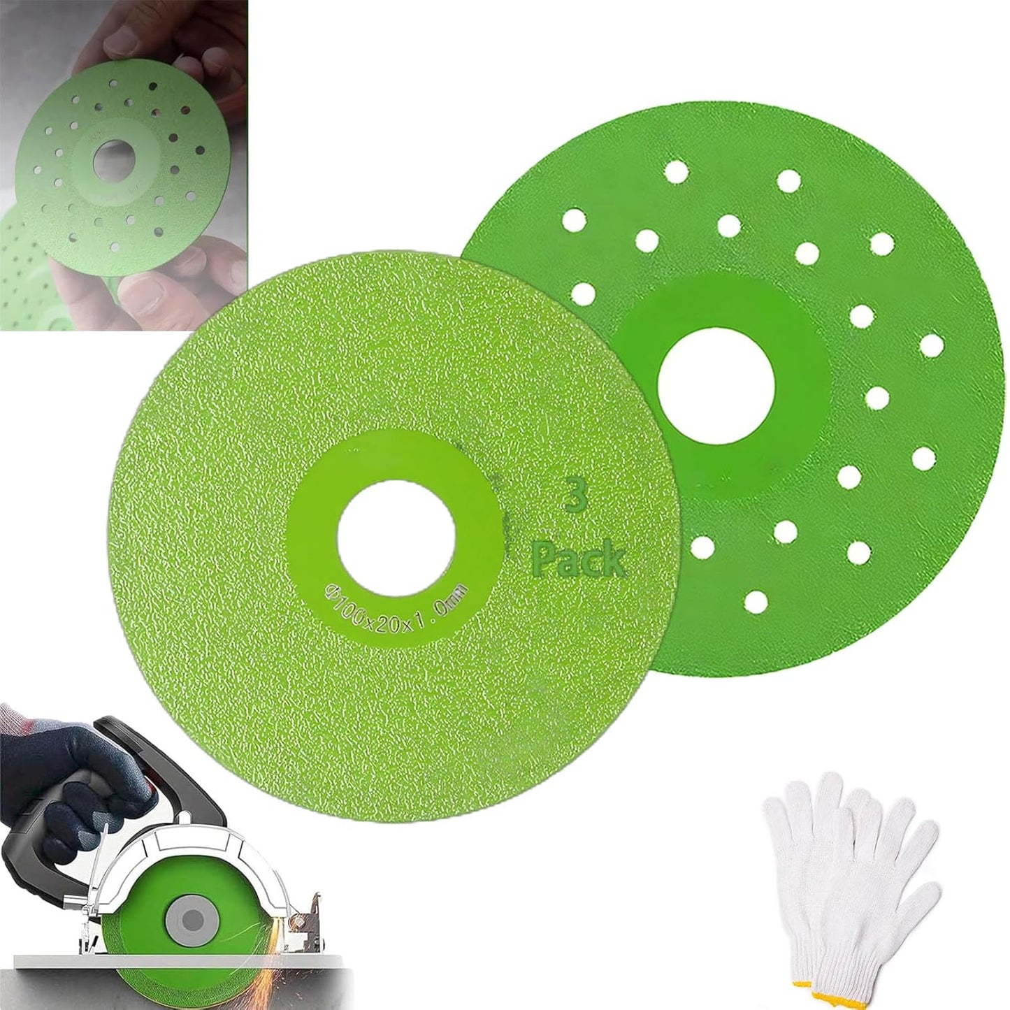 Porous Cutting Blades Set for Precision Cuts