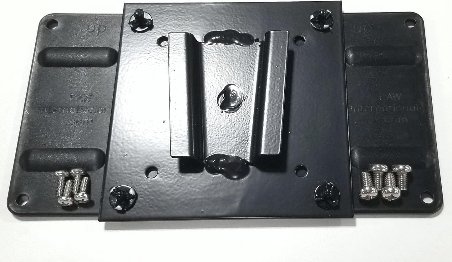 PAW International 200 x 100mm RV TV Adapter for Steel Mounts