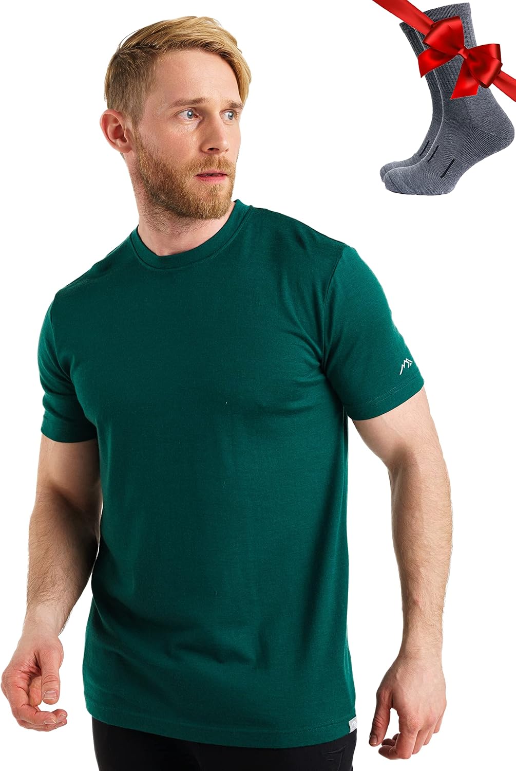 Merino Wool T-Shirt Mens for All-Season Comfort and Style