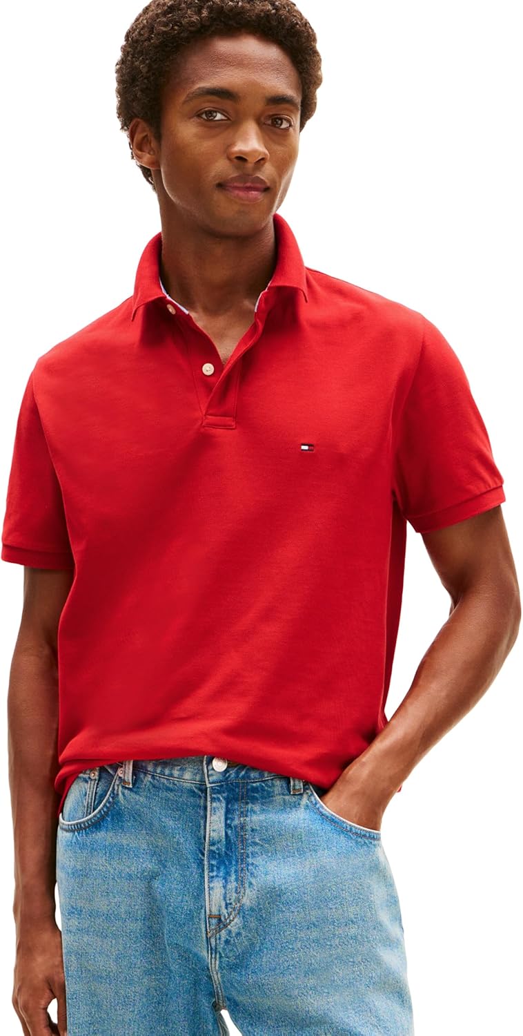 Tommy Hilfiger Men's Short Sleeve Cotton Pique Polo Shirt Review
