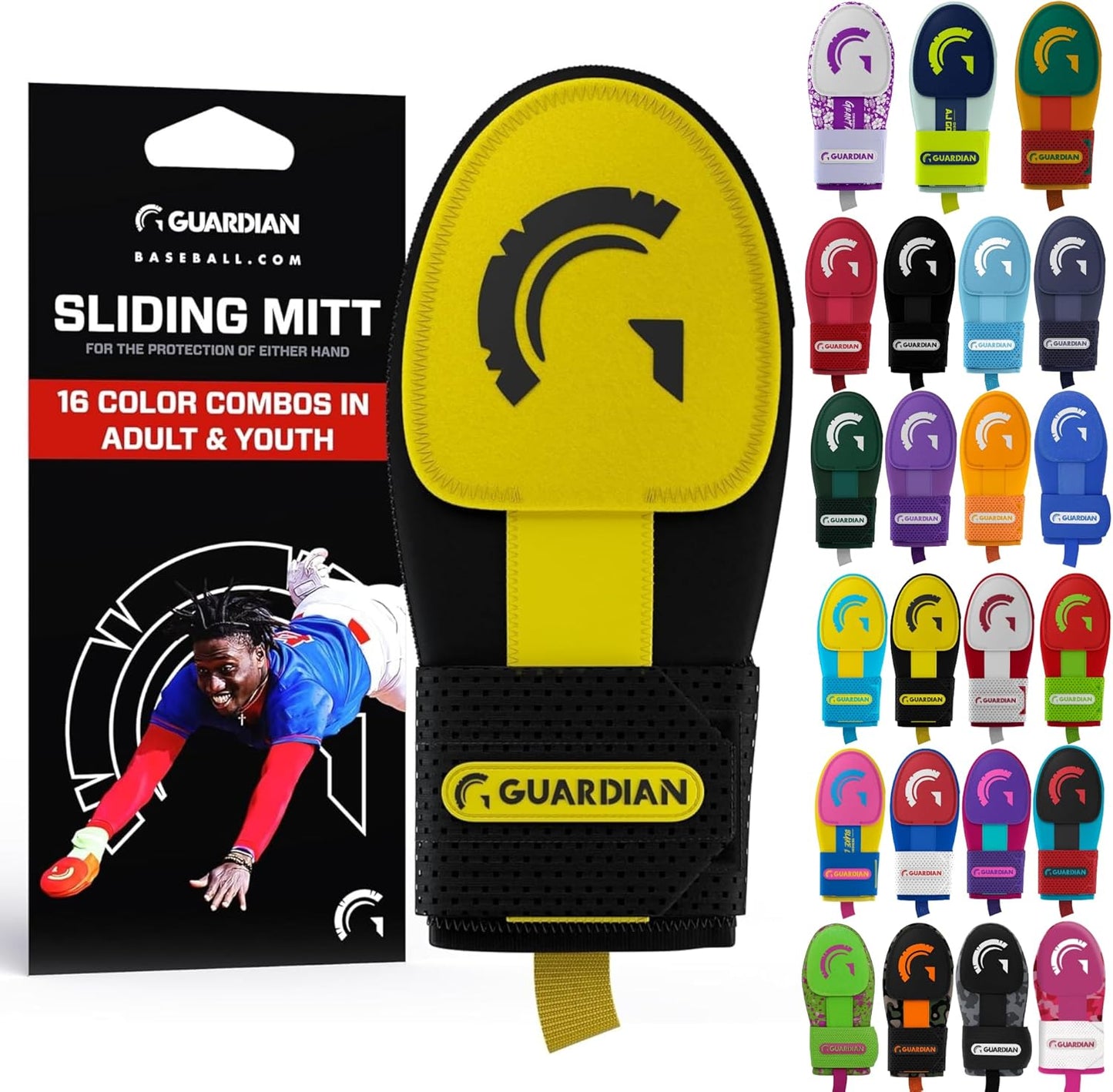 Guardian Baseball Sliding Mitt for Youth and Adult Players