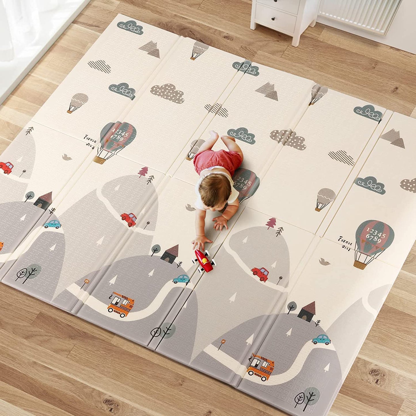 UANLAUO Baby Play Mat - Large Waterproof Foam Playmat for Kids