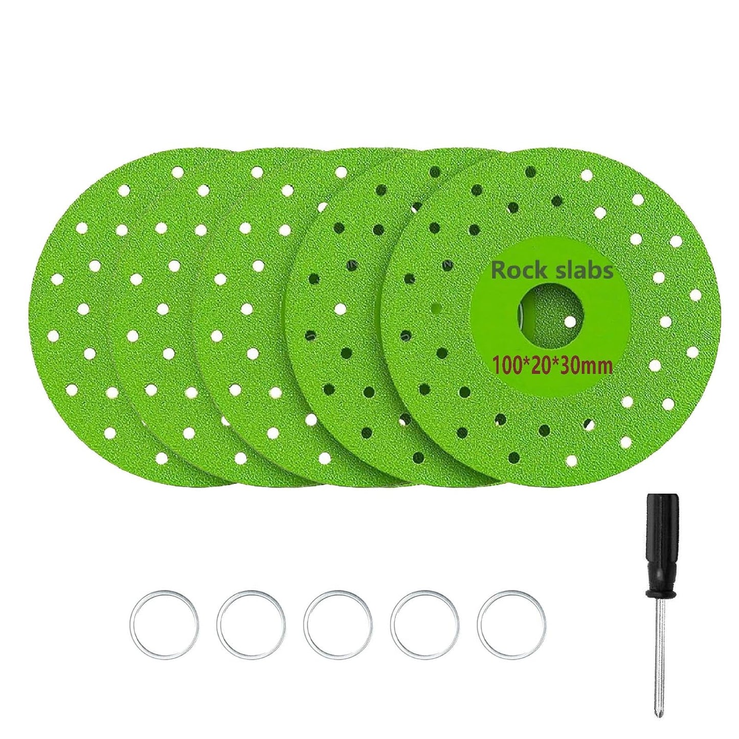 Diamond 4in Grinding Disc Set - Wet/Dry Cut