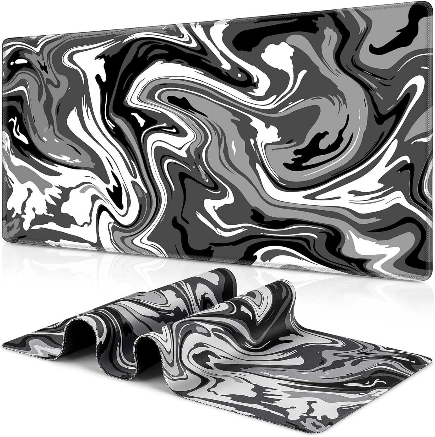 Canjoy Large Gaming Mouse Pad - Fluid Pattern for Ultimate Control