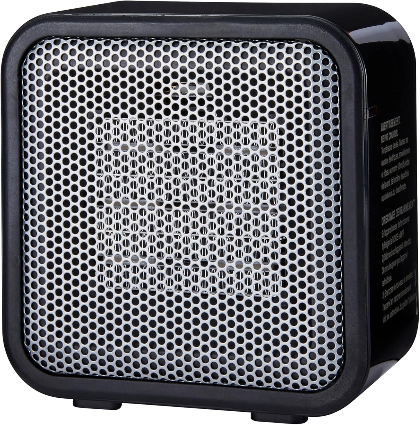 Basics Portable Ceramic Space Heater - Efficient 500W Mini Heater