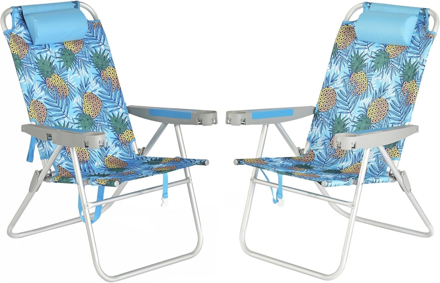 Oversized Beach Chairs 2 Pack for Adults - Heavy Duty Comfort