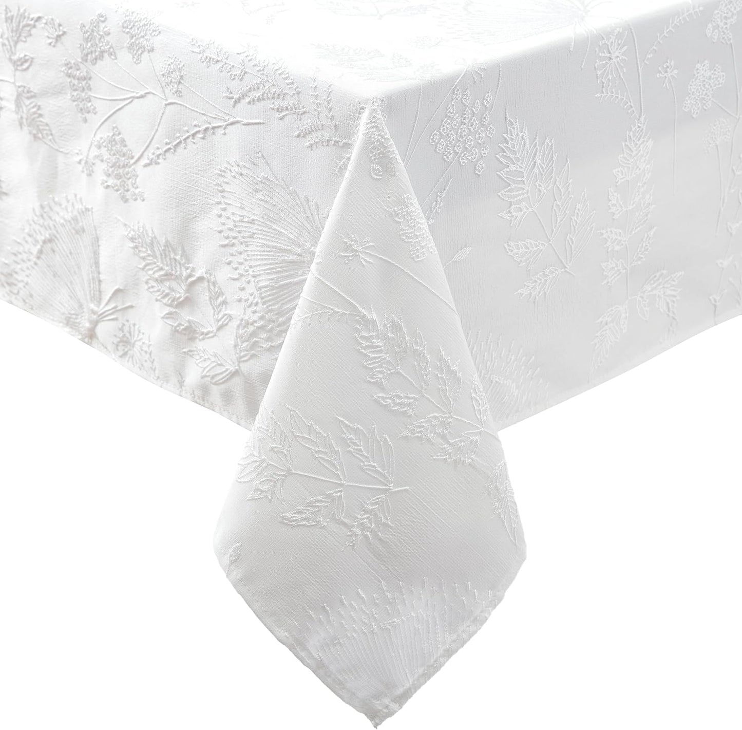 Elegant 60in x 84in Jacquard Tablecloth for Dining Events