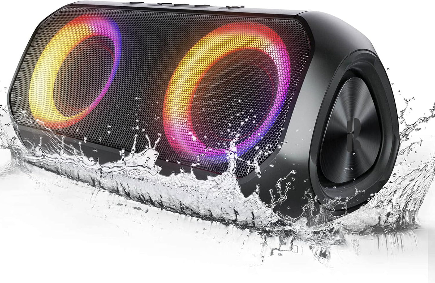 Rythflo Portable Bluetooth Speaker - 24W Stereo Sound, TWS Mode, 24H Playtime