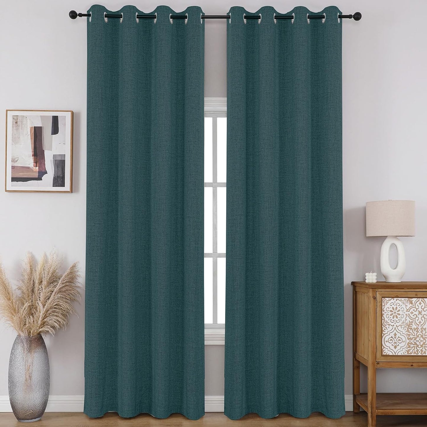 CUCRAF 100% Blackout Window Curtains for Total Darkness
