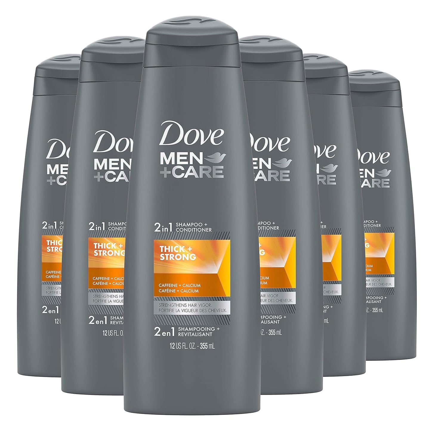 Dove Men+Care Fortifying 2 in 1 Shampoo for Thicker Hair