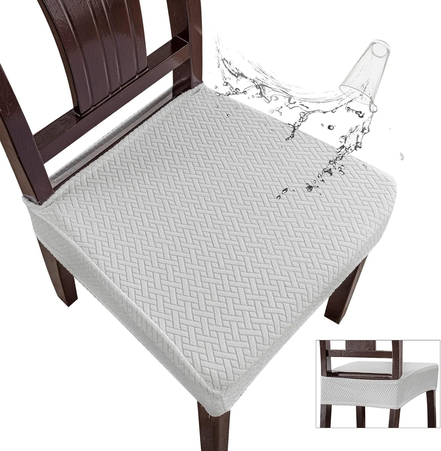 Genina Waterproof Dining Chair Covers for Stylish Protection