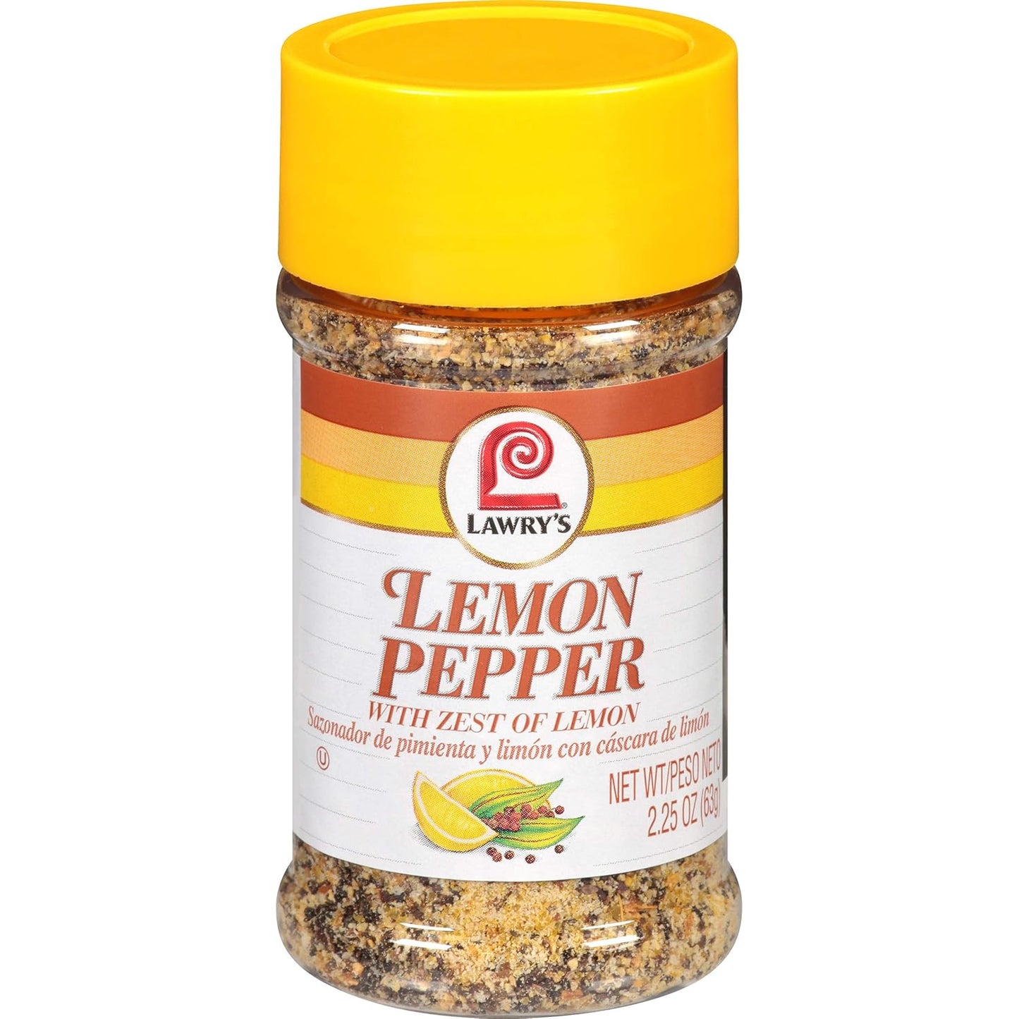 Lawry's Lemon Pepper with Zest of Lemon for Flavorful Dishes