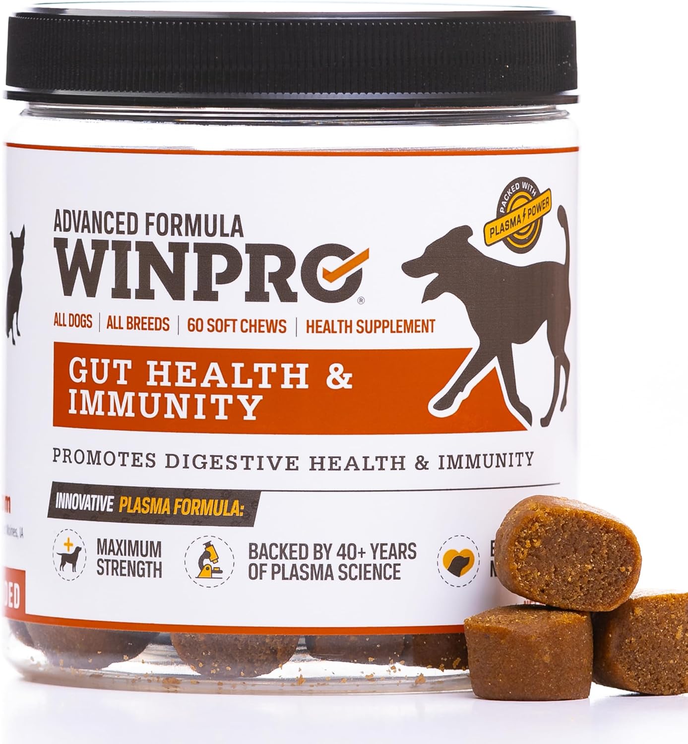 WINPRO Dog Gut Health Supplement for Immune Support & Digestion