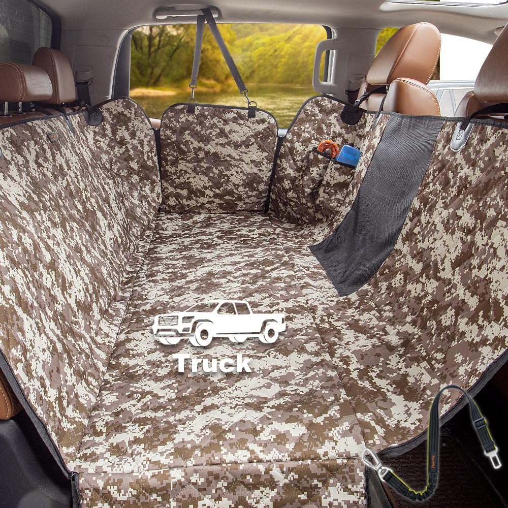 iBuddy Truck Seat Cover for Dogs - Waterproof & Durable Design