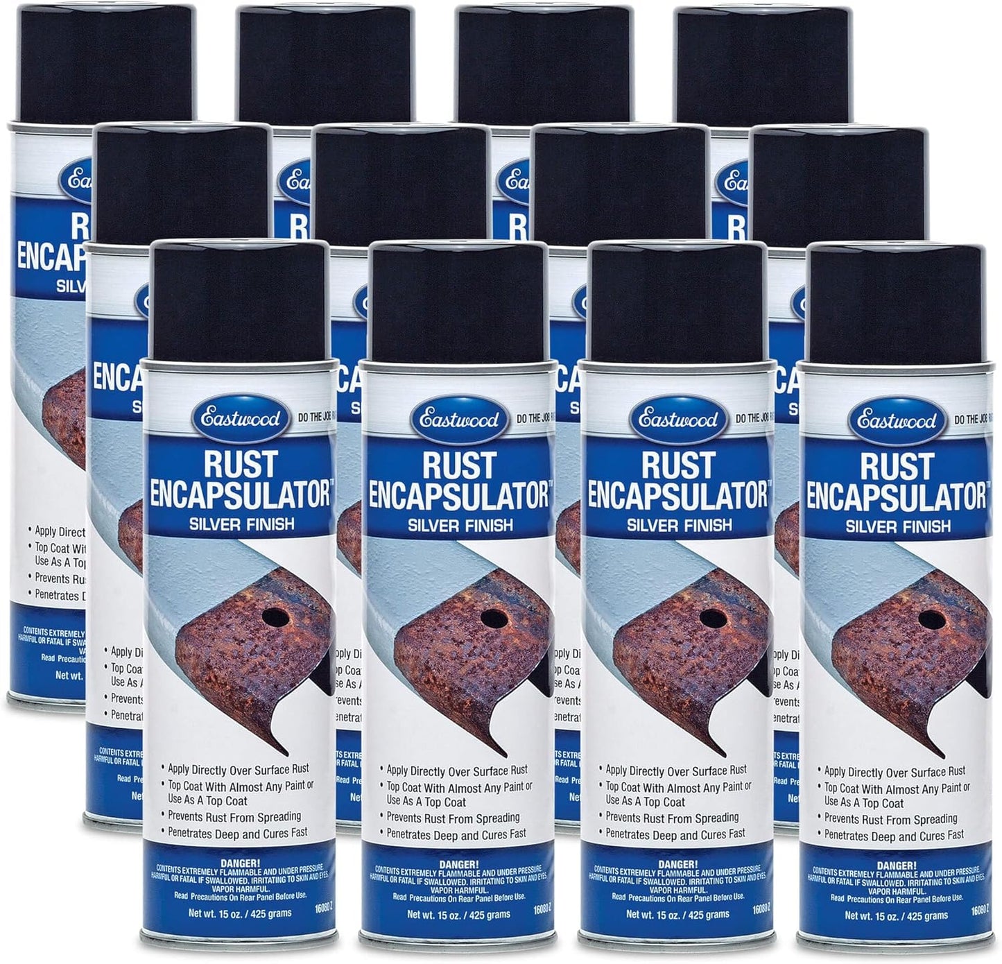 Eastwood Silver Rust Encapsulator 15 oz Aerosol for Corrosion