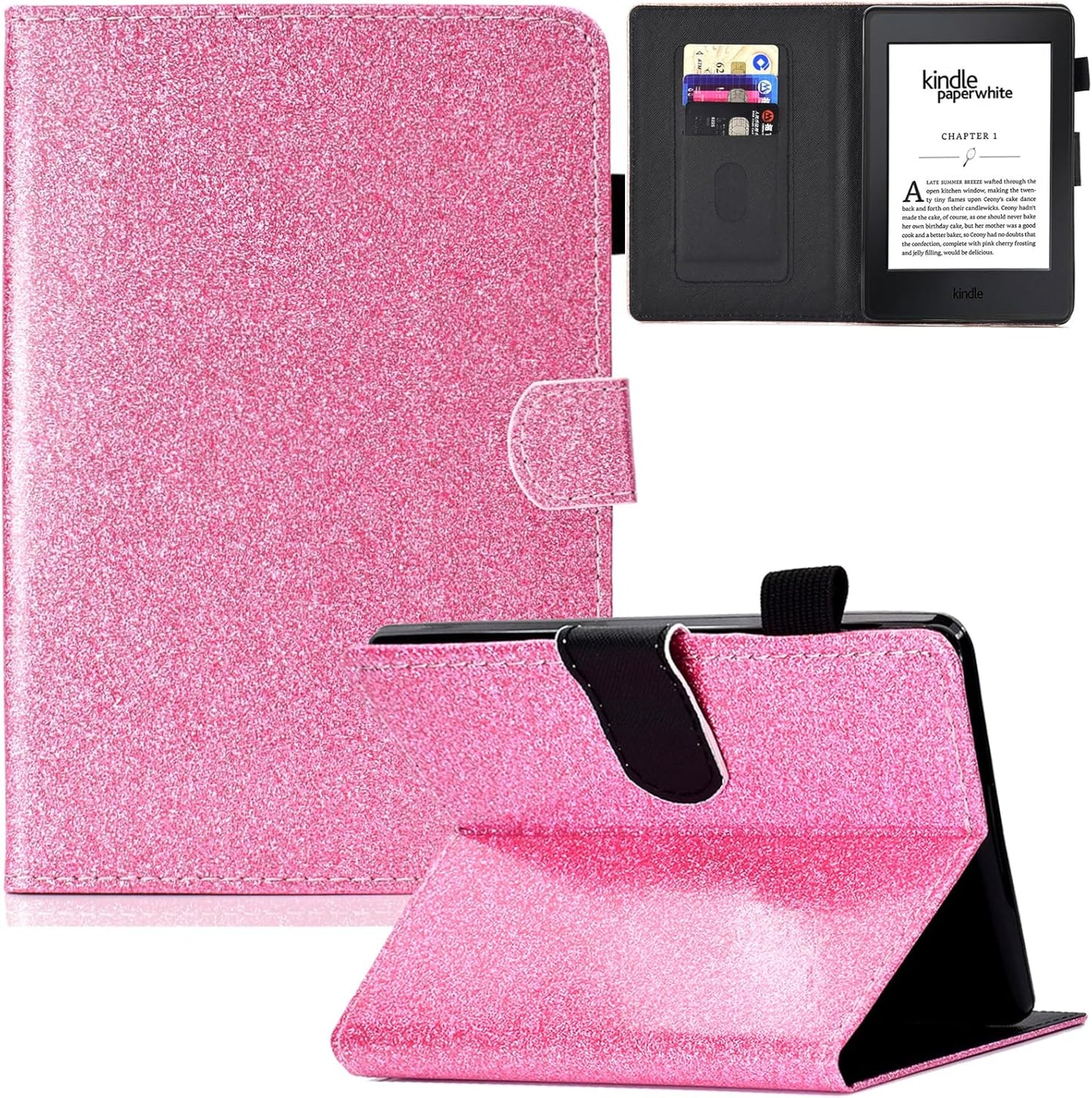 Slim Lightweight PU Leather Case for Kindle Paperwhite 2012-2016