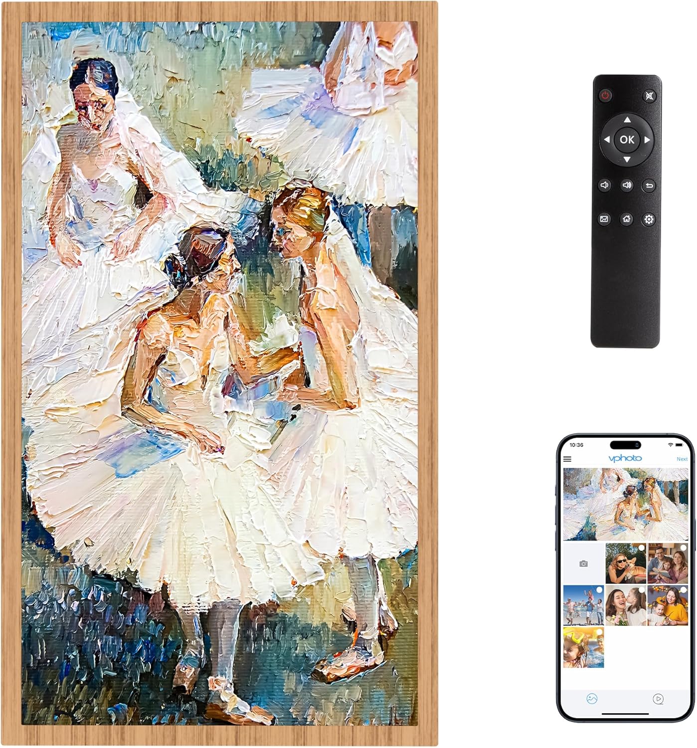Dragon Touch Large Digital Picture Frame 21.5 inch WiFi Display