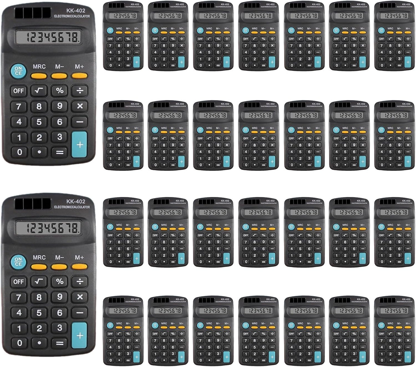Efficient 8-Digit Handheld Mini Calculator by Merkaunis
