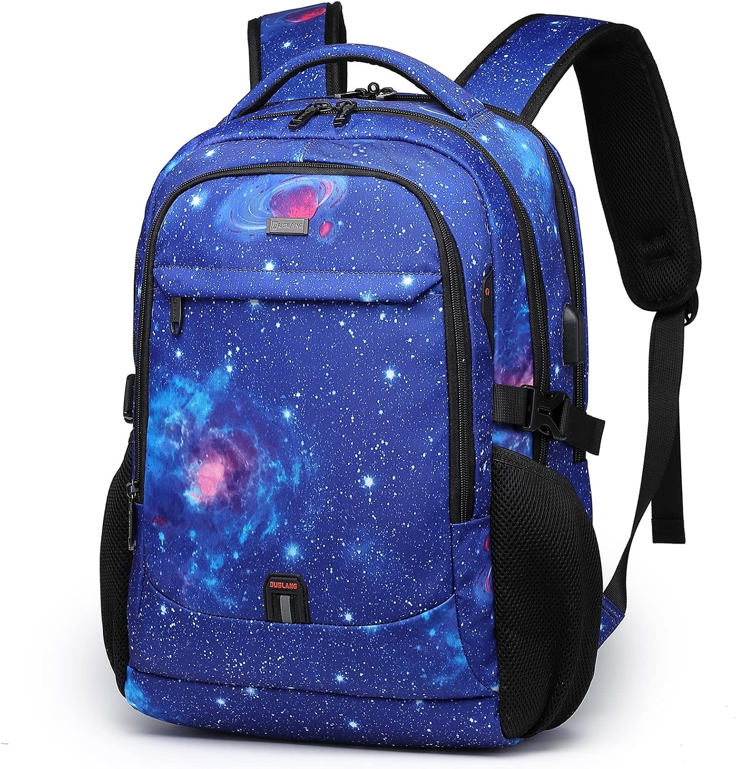 DUSLANG 17 Inch Travel Laptop Backpack with USB Charging Port