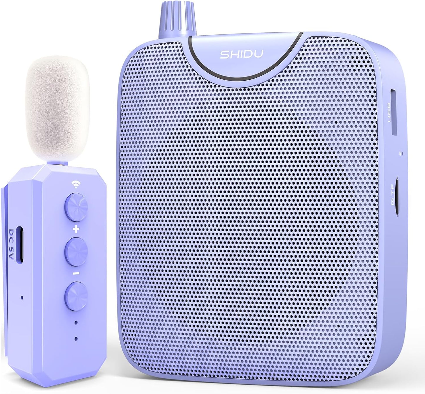 SHIDU 35W Power Voice Amplifier with Bluetooth Lavalier Mic