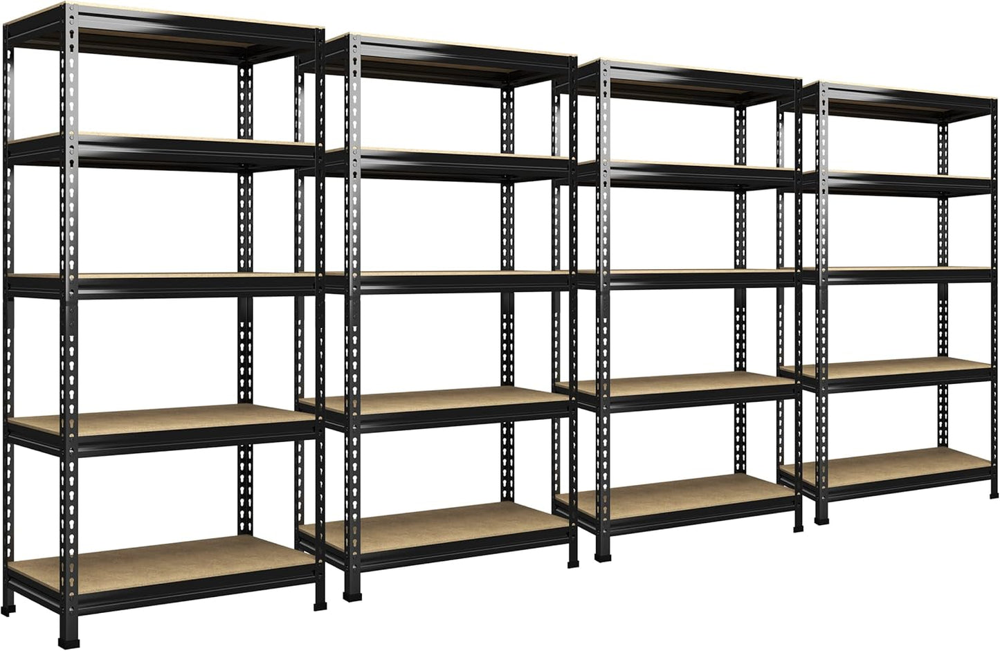 Heavy Duty Adjustable Garage Storage Shelves - 5 Tier Utility Rack