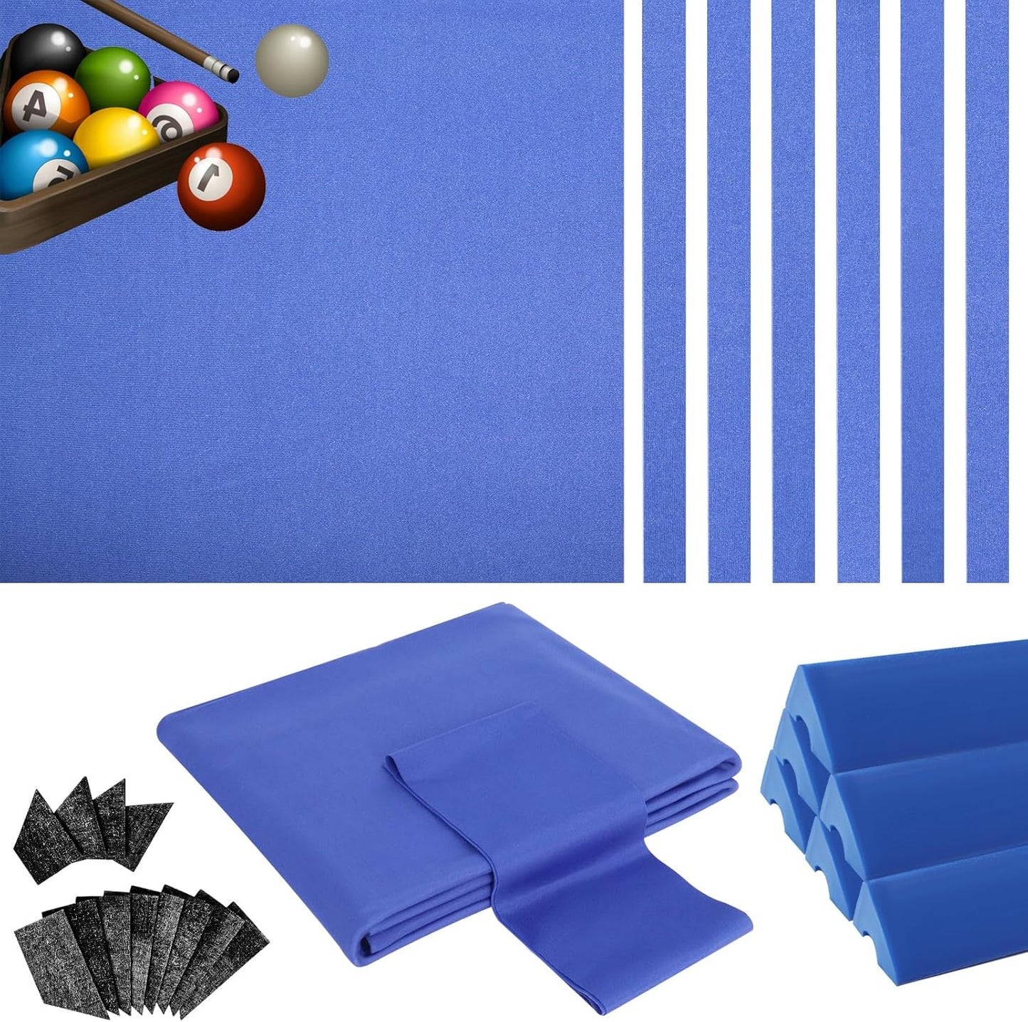 Podoy K66 Pool Table Bumpers and Felt Replacement Kit Review