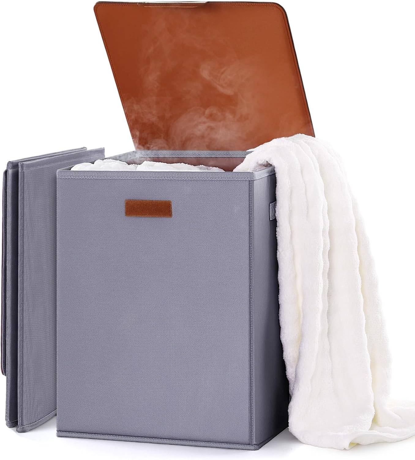 Foldable 40L Large Towel Warmer Bucket for Spa-Like Comfort