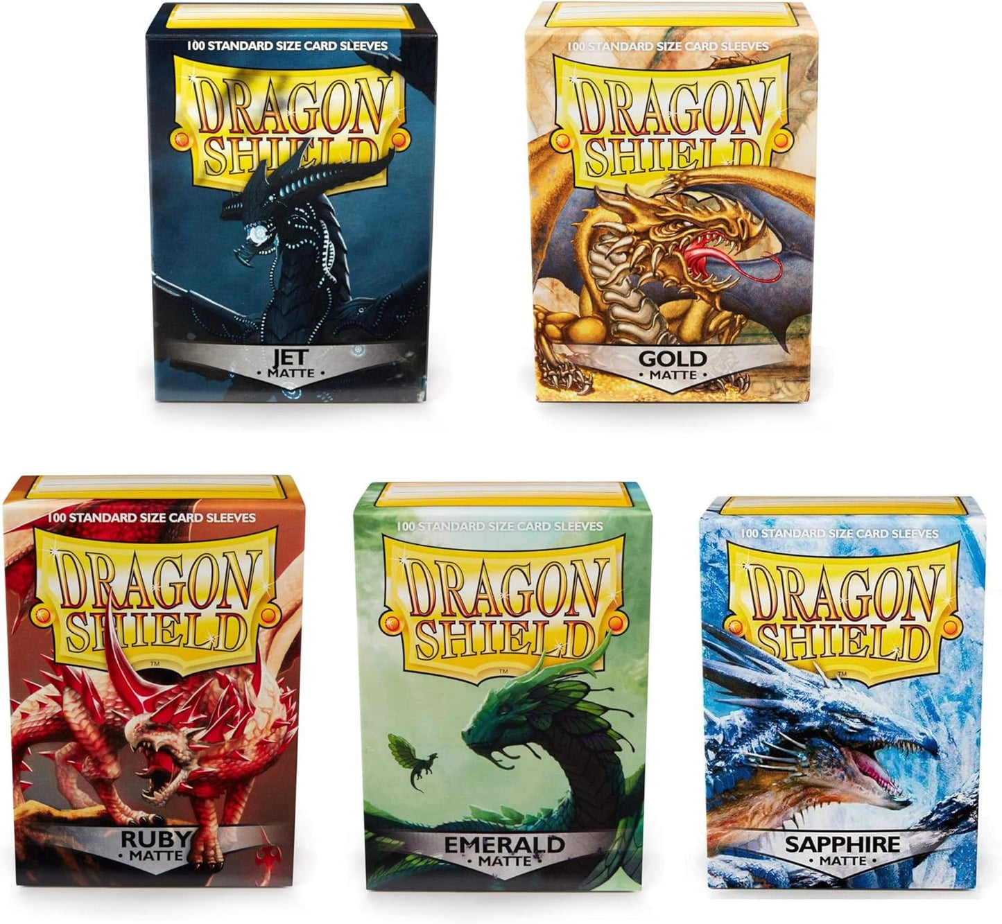 Dragon Shield Standard Size Card Sleeves Pack - Premium Quality