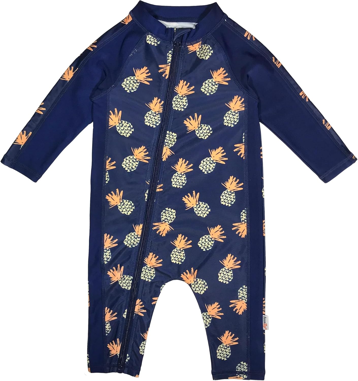 SwimZip Boys' Long-Sleeve UPF 50+ Swimsuit for Sun Protection