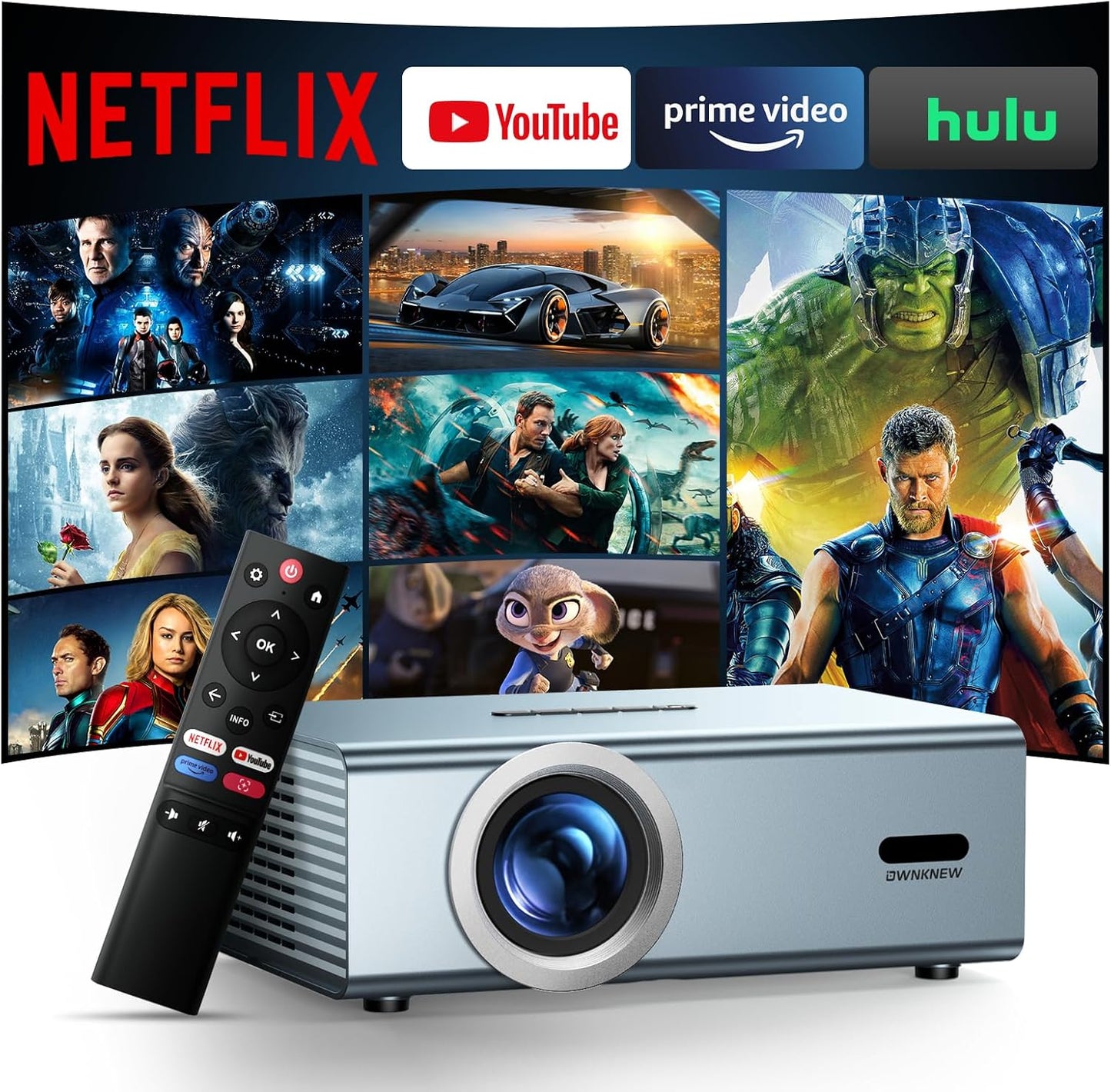 Ultimate Home Theater Experience: Dolby Audio Smart Projector