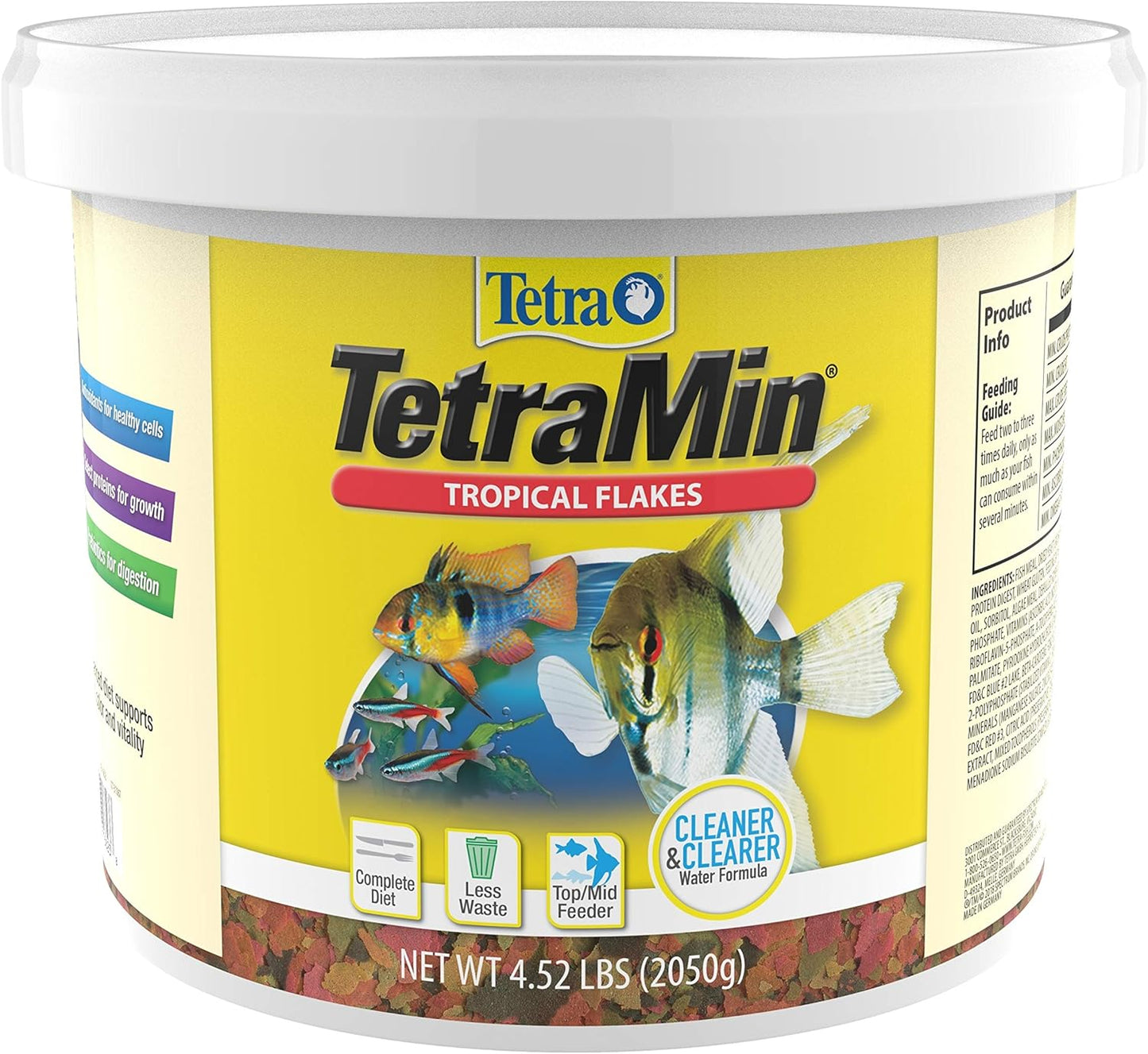TetraMin Nutritionally Balanced Tropical Flake Food for Fish