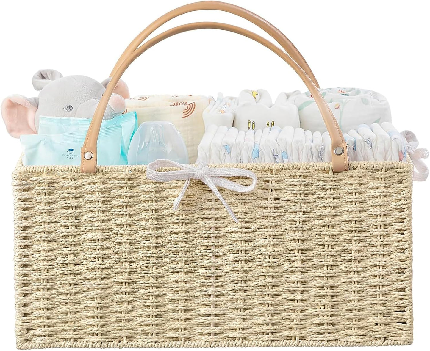 HBlife Large Baby Diaper Caddy Organizer for Newborn Essentials