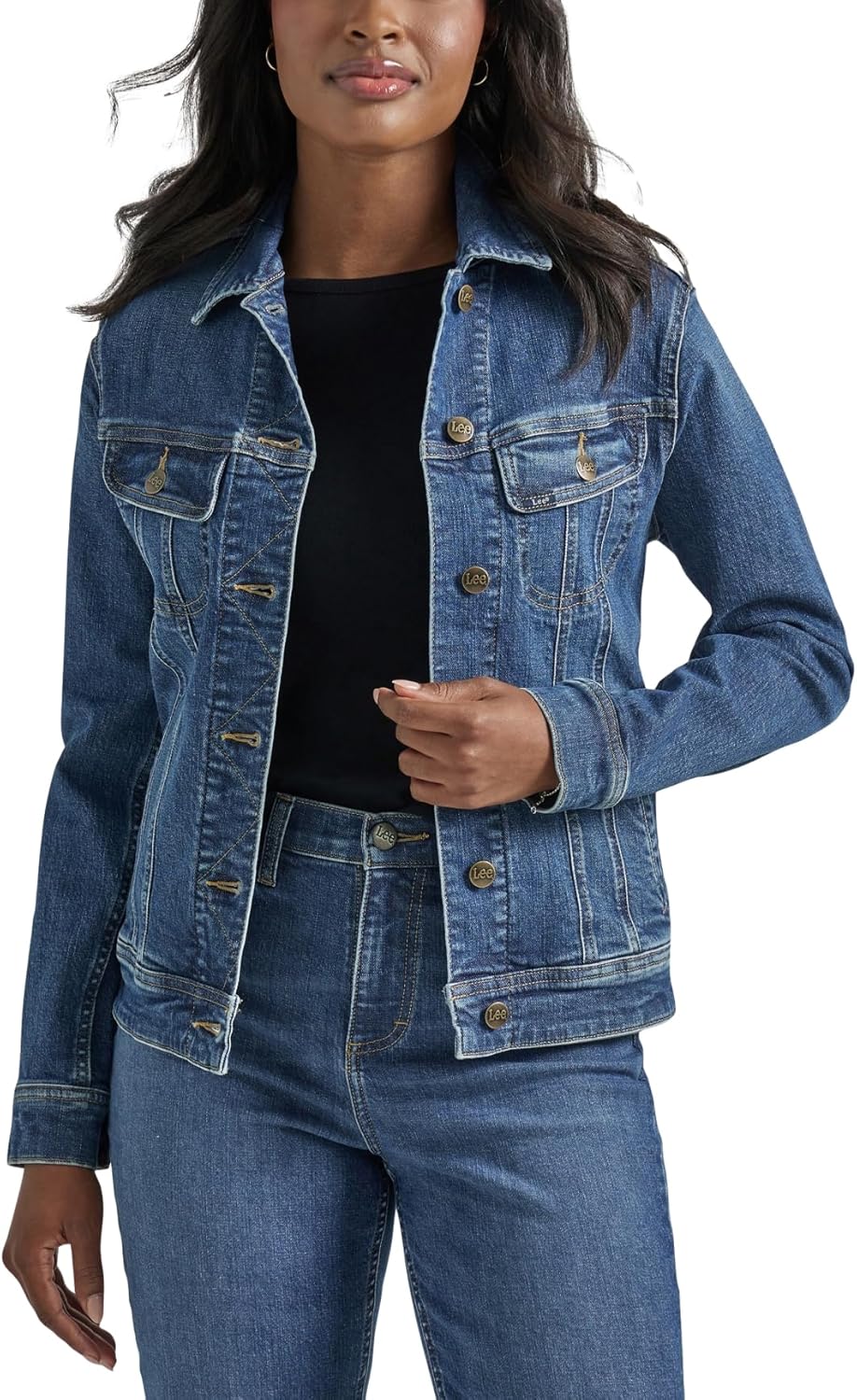 Lee Womens Legendary Rider Denim Jacket for Everyday Style