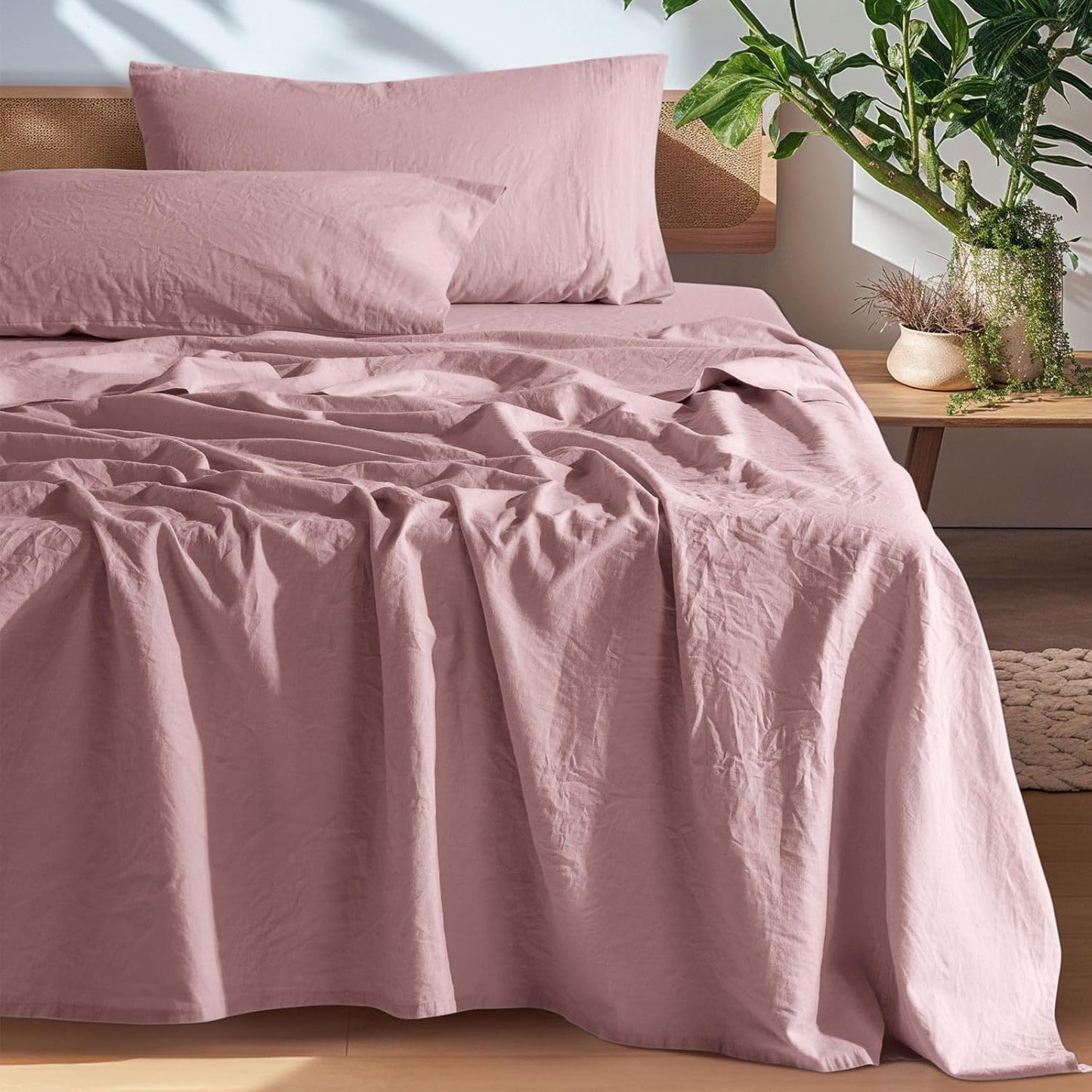 SONORO KATE 100% French Pure Linen King Size Sheet Set Review