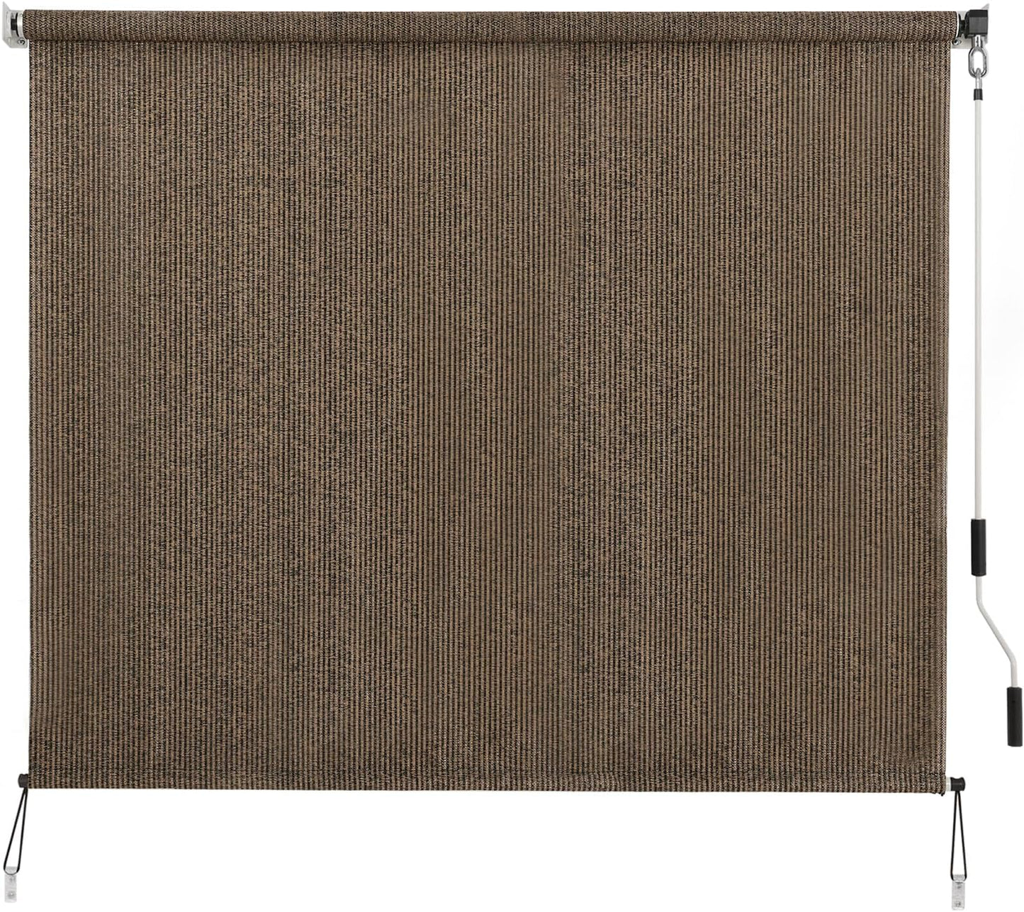 SEEYE Outdoor Sunshade Roller Shades for Privacy and UV Protection