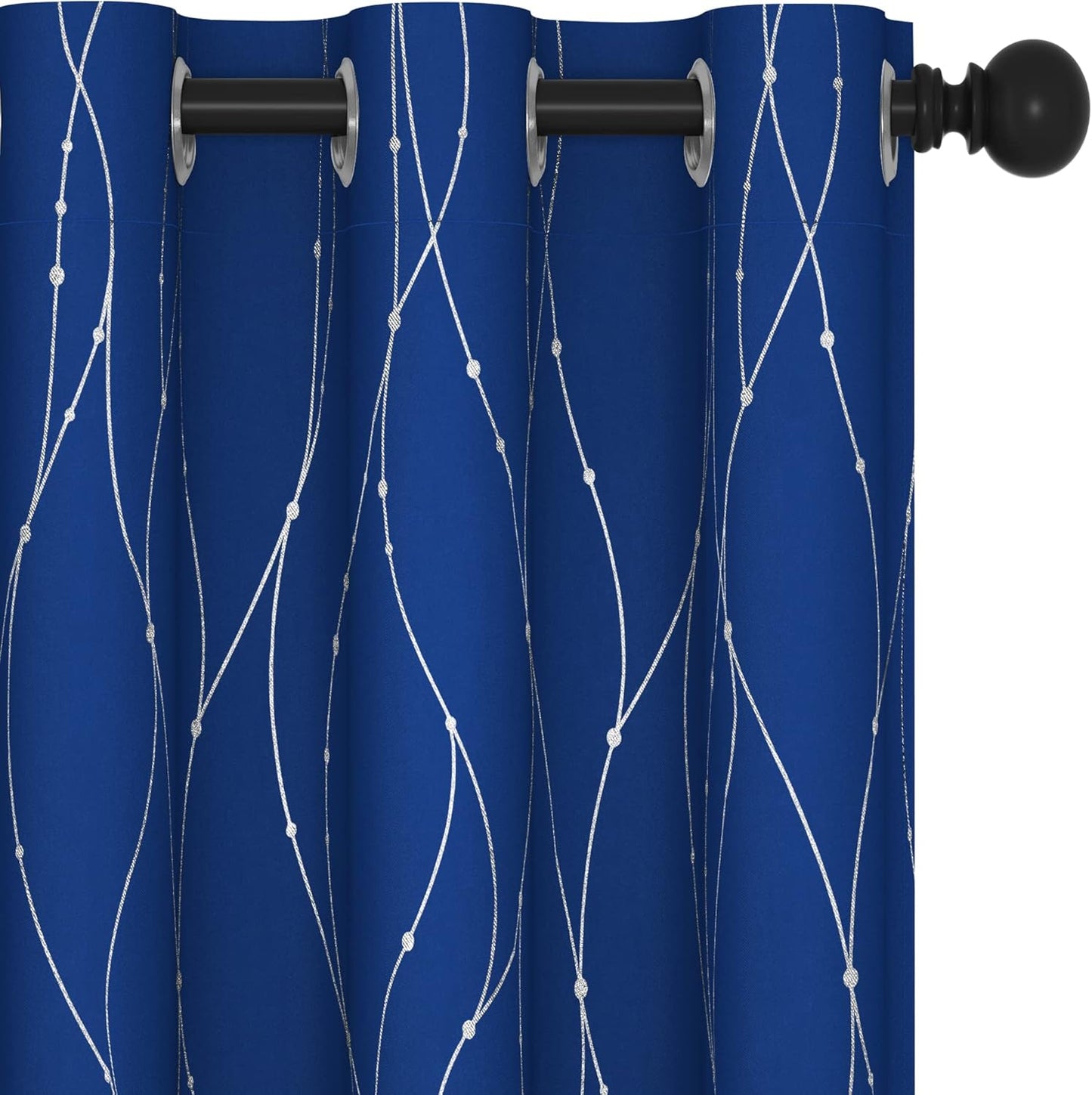 Deconovo Blackout Curtains for Living Room, 38 x 84 Inch Drapes