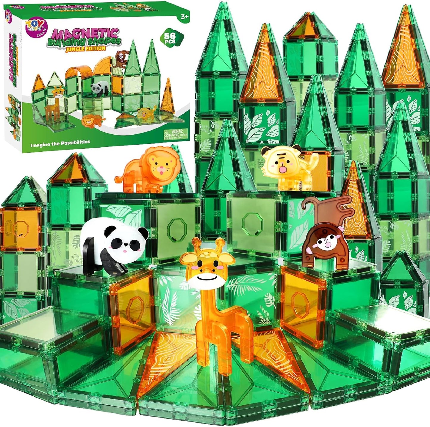 STEM Magnetic Tiles - Creative Play for Ages 3-8