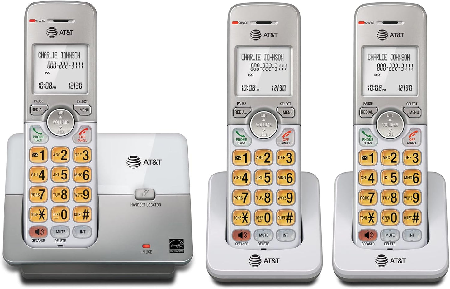 AT&T EL51303 Cordless Home Phone with Full-Duplex Speakerphone