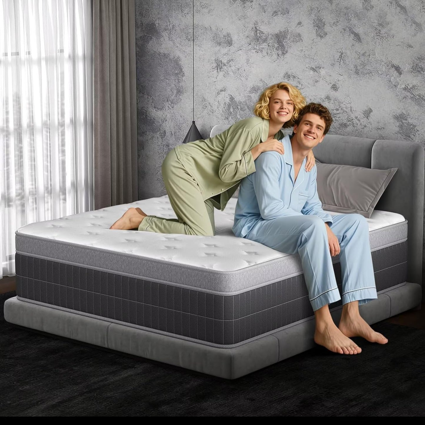 inight Full Mattress 12 Inch with Gel Memory Foam and Springs