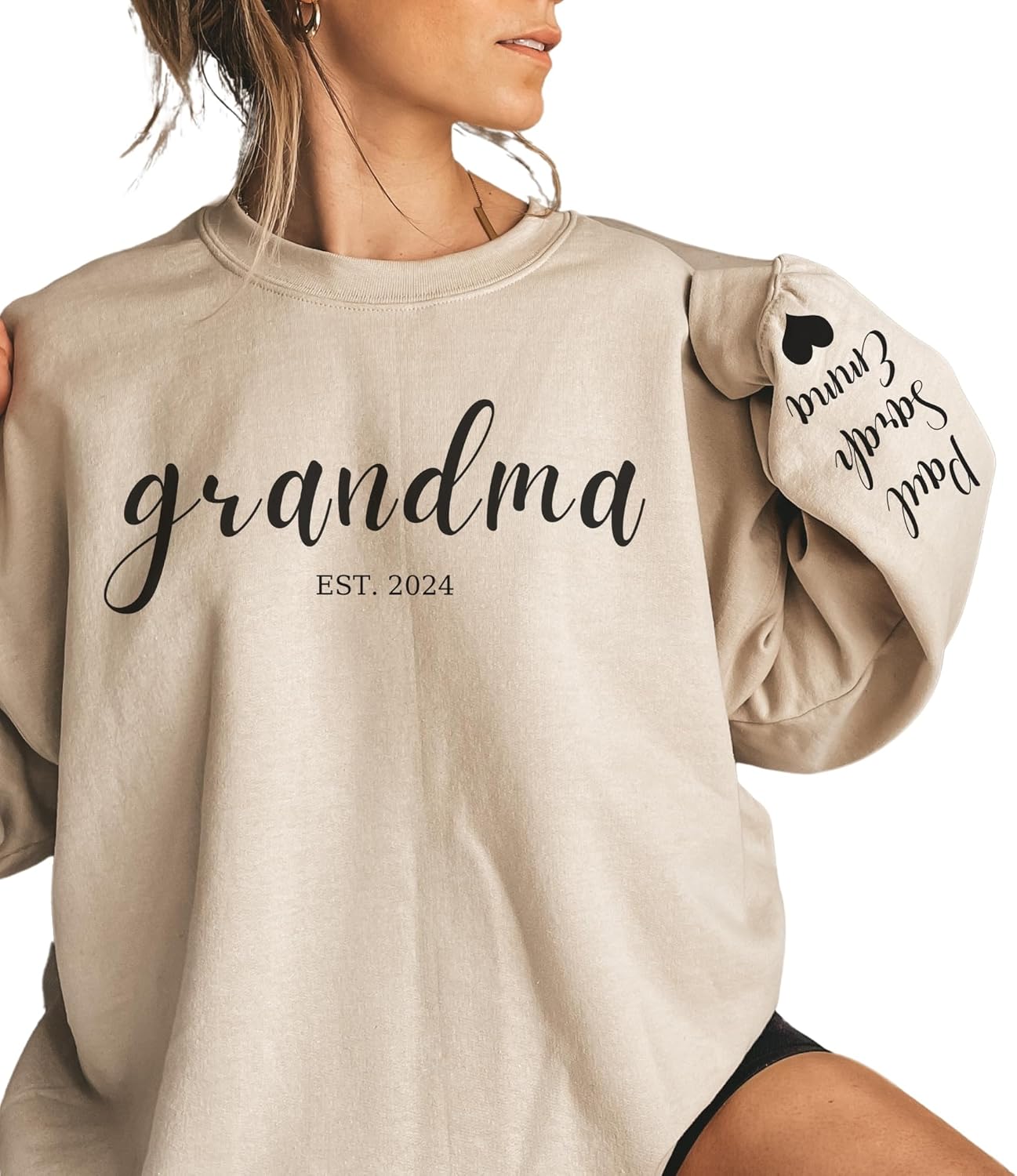 Personalized Grandma Sweatshirt with Names - S&G Collection