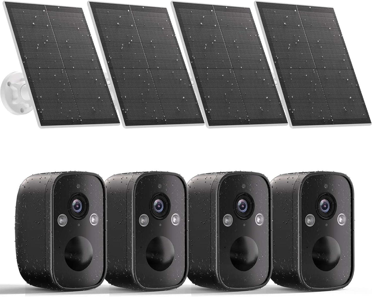 4 Pack Solar Security Cameras Wireless Outdoor for Home Security