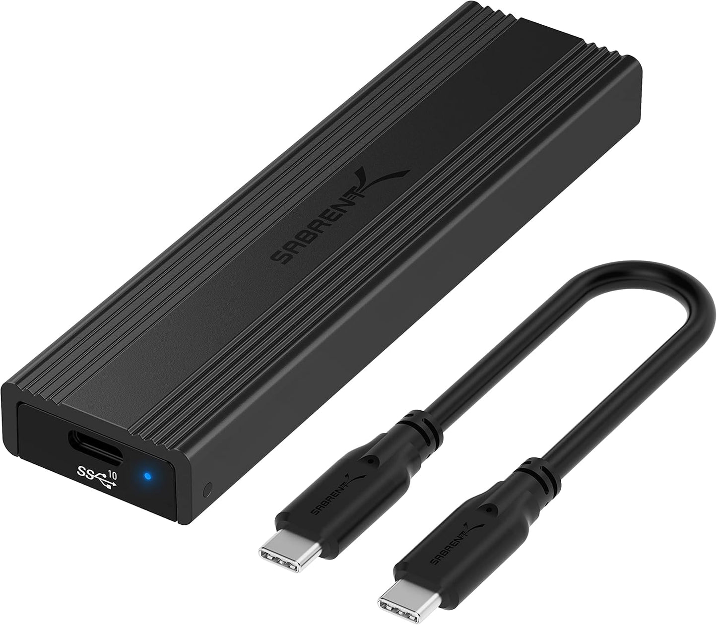 Sabrent Tool-Free M.2 SSD Enclosure | High-Speed Data Transfer