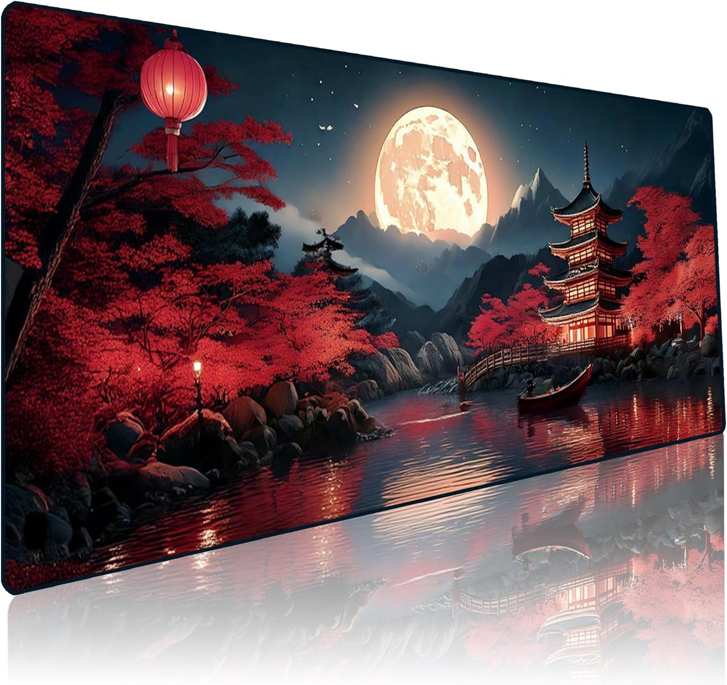 Riverside Full Moon Large Gaming Mouse Pad | WTADAY