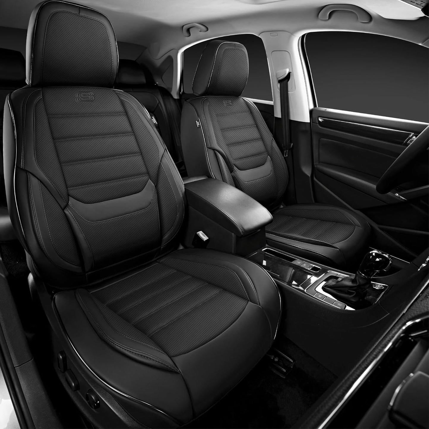 Skechers MAX Cushioning Memory Foam Leather Car Seat Covers