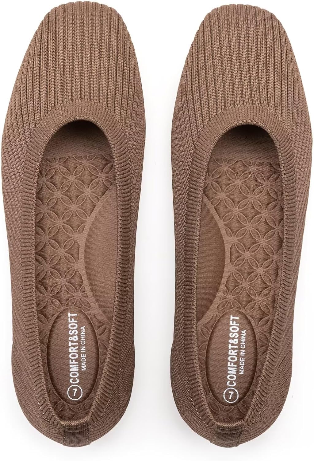 Comfortable Square Toe Flats for Women by Frank Mully - Stylish