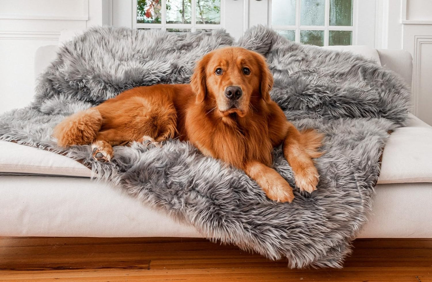 PupProtector Waterproof Throw Blanket for Pets - Soft Faux Fur