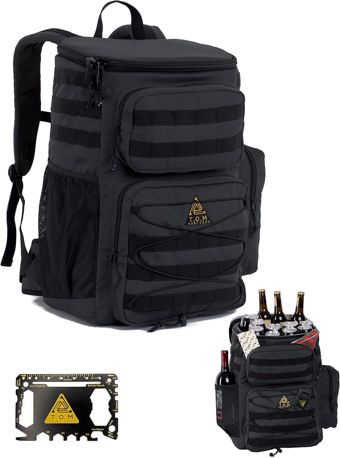 Tactical Insulated Cooler Backpack for Hiking and Camping